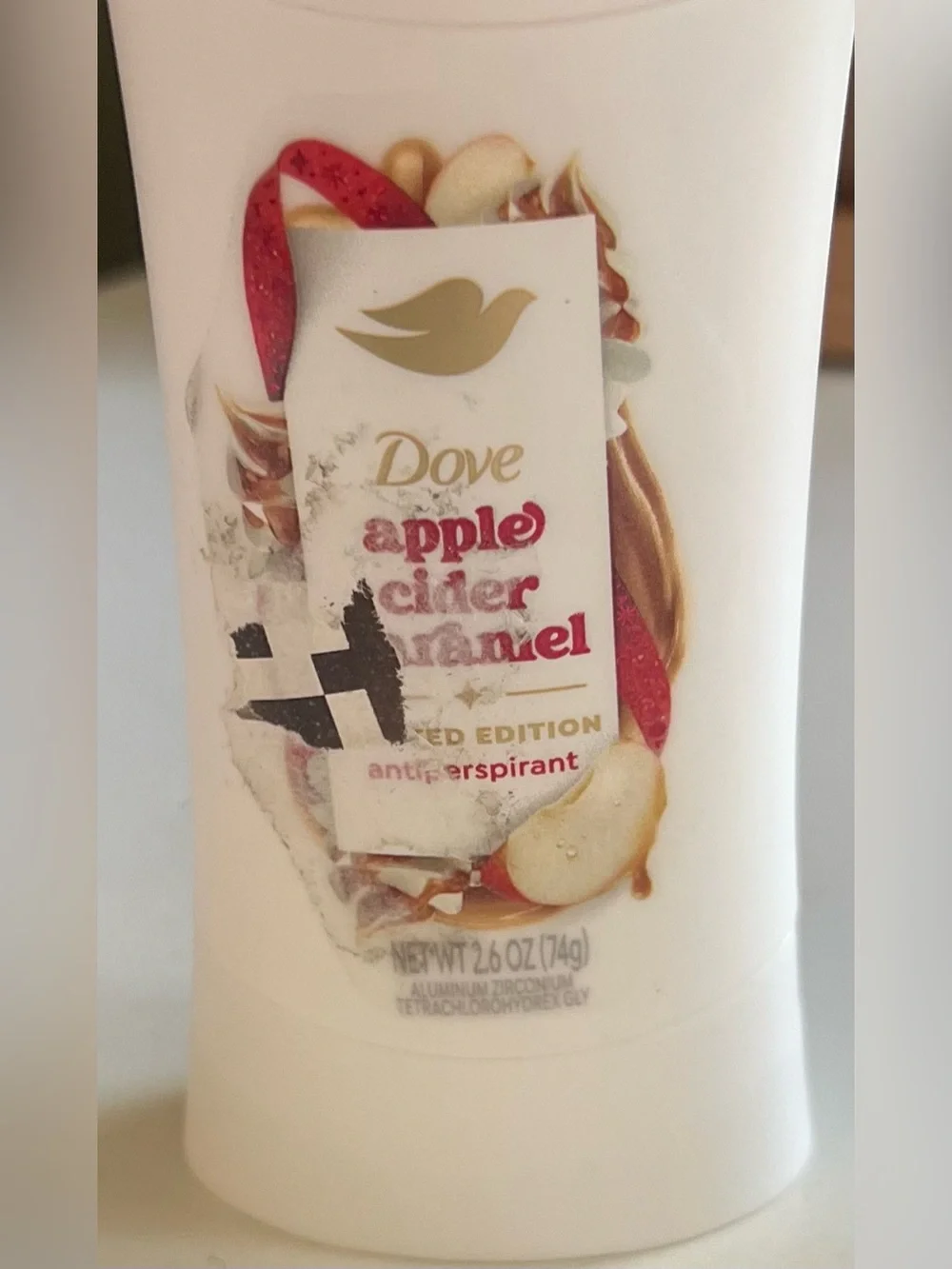 Dove Apple Cider Caramel Holiday Treats Limited Edition Antiperspirant 2.6 oz